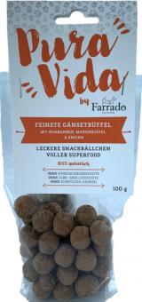 FARRADO "Pura Vida" Superfood - Leckere Snackbällchen 100% natürlich Gänsetrüffel