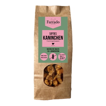 FARRADO Trainingssnacks SOFTIES Kaninchen - 100% Getreidefrei 